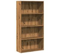 vidaXL Bookcase, Storage Cabinet for Living Room, Book Shelf for Display, Book Rack, Cupboard, Modern Style, Artisian Oak Engineered Wood