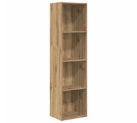 vidaXL Bookcase Storage Rack Cabinet Bookshelf Artisian Oak Engineered Wood