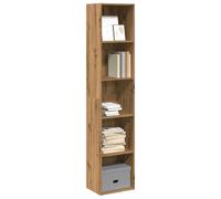 vidaXL Bookcase Storage Rack Cabinet Bookshelf Artisian Oak Engineered Wood