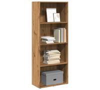 vidaXL Bookcase Storage Rack Cabinet Bookshelf Artisian Oak Engineered Wood