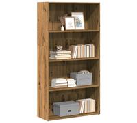 vidaXL Bookcase Storage Rack Cabinet Bookshelf Artisian Oak Engineered Wood