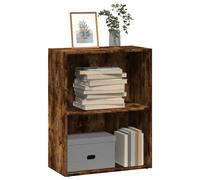 vidaXL Bookcase Storage Rack Cabinet Bookshelf Smoked Oak Engineered Wood