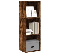 vidaXL Bookcase Storage Rack Cabinet Bookshelf Smoked Oak Engineered Wood
