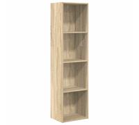 Bookcase Storage Rack Book Cabinet Bookshelf Cupboard Engineered Wood vidaXL