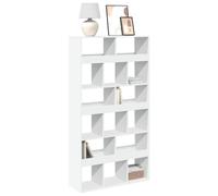 VidaXL Bookcase White 100x33x187.5 Cm Engineered Wood