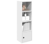 vidaXL Bookcase White 31x24x102 cm Engineered Wood bookshelf book case