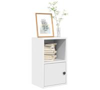 vidaXL Bookcase White 31x24x52 cm Engineered Wood bookshelf book case