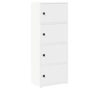 vidaXL Bookcase White 40x24x102 cm Engineered Wood bookshelf book case