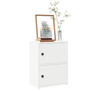 vidaXL Bookcase White 40x24x52 cm Engineered Wood bookshelf book case