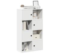 vidaXL Bookcase White 60x24x101.5 cm Engineered Wood bookshelf book case