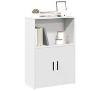 Vidaxl Bookcase White 60X24X85 Cm Engineered Wood