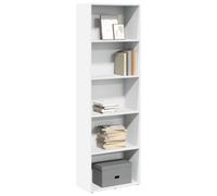 Vidaxl Bookcase White 60X30X189 Cm Engineered Wood