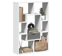 vidaXL Bookcase White 63x20x90 cm Engineered Wood
