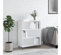 vidaXL Bookcase White 69.5x32.5x90 cm Engineered Wood