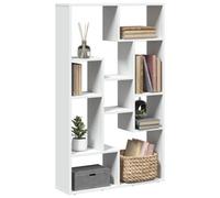 Vidaxl Bookcase White 72X20X120 Cm Engineered Wood