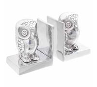 vidaXL Bookends 2 pcs Silver 7 x 9 x 11 cm Aluminium