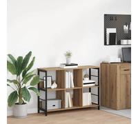 vidaXL Bookshelf Artisan Oak 102 x 32 x 72.5 cm Engineered Wood