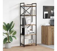 vidaXL Bookshelf Artisan Oak 56 x 34 x 171 cm Engineered Wood