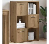 vidaXL Bookshelf Artisan Oak 60.5x30x90 cm Engineered Wood