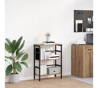 vidaXL Bookshelf Artisan Oak 60 x 29.5 x 81 cm Engineered Wood