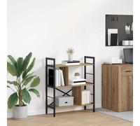vidaXL Bookshelf Artisan Oak 75 x 30 x 91 cm Engineered Wood