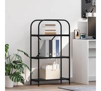 vidaXL Bookshelf Black Oak 60 x 30 x 109 cm Engineered wood
