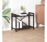 vidaXL Bookshelf Black Oak 60 x 30 x 50 cm Engineered Wood