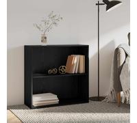vidaXL Bookshelf Black Oak 80 x 30 x 76.5 cm Engineered Wood