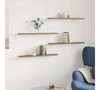 vidaXL Bookshelf Boards 4 pcs Artisan Oak 60x10x1.5 cm Engineered Wood