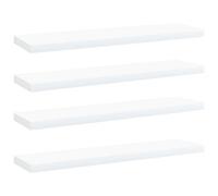 Vidaxl Bookshelf Boards 4 Pcs White 40X10X1.5 Cm Engineered Wood