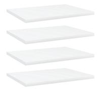 Vidaxl Bookshelf Boards 4 Pcs White 40X30X1.5 Cm Engineered Wood
