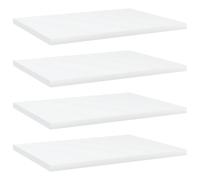 vidaXL Bookshelf Boards 4 pcs White 40x30x1.5 cm Engineered Wood