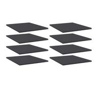 vidaXL Bookshelf Boards 8 pcs Grey 40x50x1.5 cm Engineered Wood UK HOT