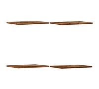 vidaXL Bookshelf Boards Floating Shelves Set 4 pcs Old Wood Engineered Wood
