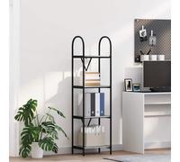 vidaXL Bookshelf Grey Sonoma 40 x 30 x 146 cm Engineered wood