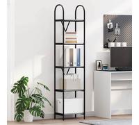 vidaXL Bookshelf Grey Sonoma 40 x 30 x 183 cm Engineered wood