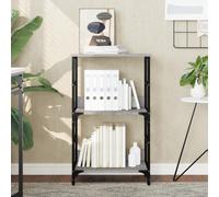 vidaXL Bookshelf Grey Sonoma 50x33x82 cm Engineered Wood