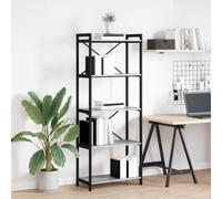 vidaXL Bookshelf Grey sonoma 60 x 30 x 155 cm Engineered Wood