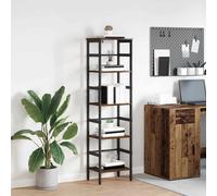 vidaXL Bookshelf Old Wood 40 x 29.5 x 149 cm Engineered Wood