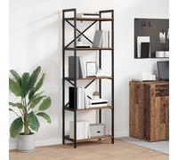 vidaXL Bookshelf Old Wood 56 x 34 x 171 cm Engineered Wood