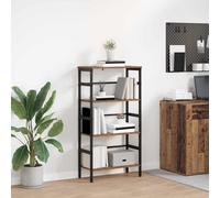 vidaXL Bookshelf Old Wood 60 x 29.5 x 115 cm Engineered Wood