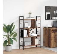 vidaXL Bookshelf Old Wood 75 x 30 x 123.5 cm Engineered Wood