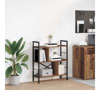 vidaXL Bookshelf Old Wood 75 x 30 x 91 cm Engineered Wood