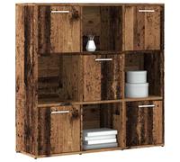 vidaXL Bookshelf Old Wood 90X28X90 Cm Engineered Wood, Brown