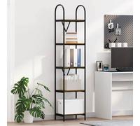 vidaXL Bookshelf Smoked Oak 40 x 30 x 183 cm Engineered wood