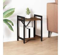 vidaXL Bookshelf Smoked Oak 40 x 30 x 50 cm Engineered Wood