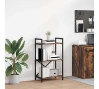 vidaXL Bookshelf Smoked Oak 56 x 34 x 96 cm Engineered Wood