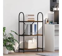 vidaXL Bookshelf Smoked Oak 60 x 30 x 109 cm Engineered wood