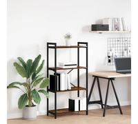 vidaXL Bookshelf Smoked Oak 60 x 30 x 120 cm Engineered Wood