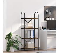 vidaXL Bookshelf Smoked Oak 60 x 30 x 146 cm Engineered wood